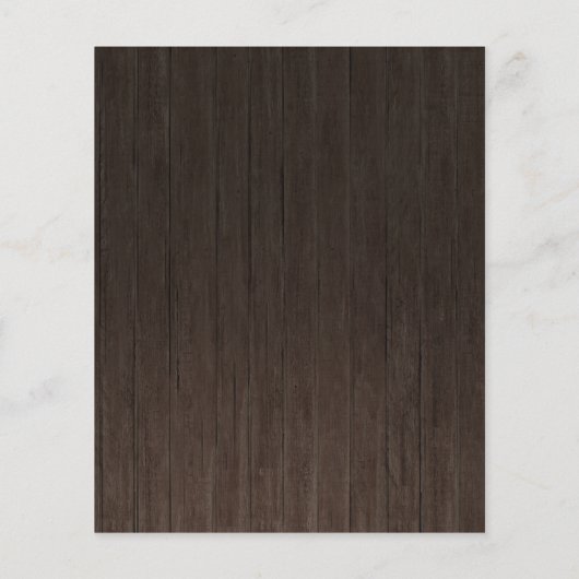 Papier Faire Simple Invitations De Mariage Rustiques Pas  (Dos)