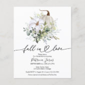 Papier Faire tomber dans l'amour Invitation de douche de (Devant)