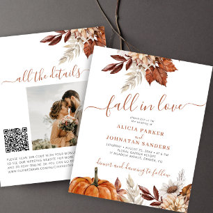 Papier Faire un mariage rustique en automne à petit budge