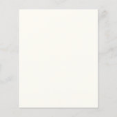 Papier Fairepart de Mariage pas Cher avec Feuillage de l' (Dos)