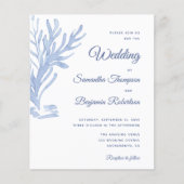 Papier Fairepart de Mariage sur la Plage à Petit Budget M (Devant)