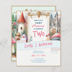 Papier Fairy Princess Anniversaire 1er 2e 3e 4e Fairycore