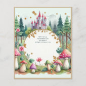 Papier Fairy Princess Anniversaire 1er 2e 3e 4e Fairycore (Dos)