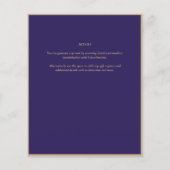 Papier Fairycore Enregistrer la date Fairytale Purple Gol (Dos)