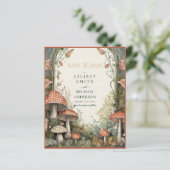 Papier Fairycore Sauvez la date Goblincore Champignons (Debout devant)