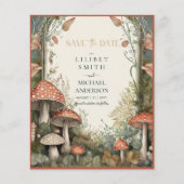 Papier Fairycore Sauvez la date Goblincore Champignons (Devant)