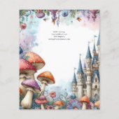 Papier Fairytale Princess Fille's Birthday Fairycore (Dos)