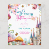 Papier Fairytale Princess Fille's Birthday Fairycore (Devant)