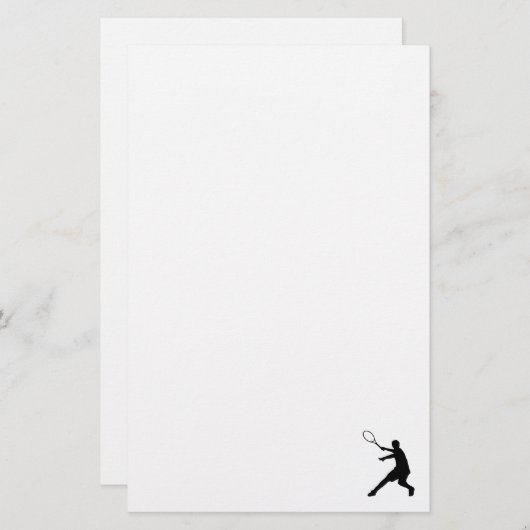 Papier fait sur commande de papeterie de logo de (Devant / Derrière)