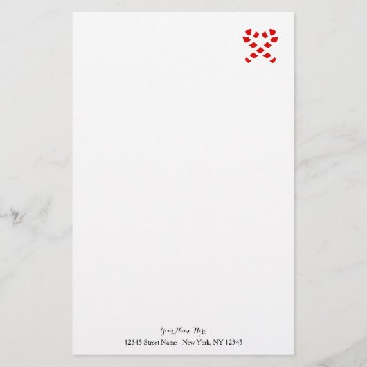 Papier fait sur commande de papeterie de Noël avec (Devant)