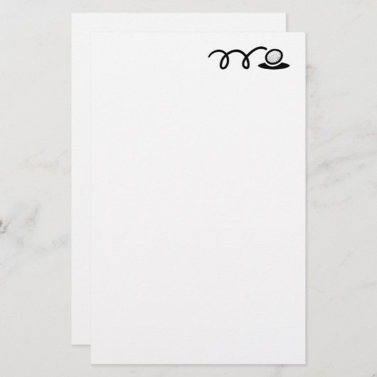 Papier fait sur commande de papeterie de thème de (Devant / Derrière)