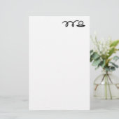 Papier fait sur commande de papeterie de thème de (Debout devant)