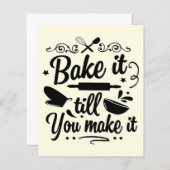 Papier Faites-Le Geler Jusqu'À Ce Que Vous Faisiez Cuisin (Devant / Derrière)