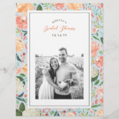 Papier Faites votre propre jeu de mariage personnalisé av (Dos)