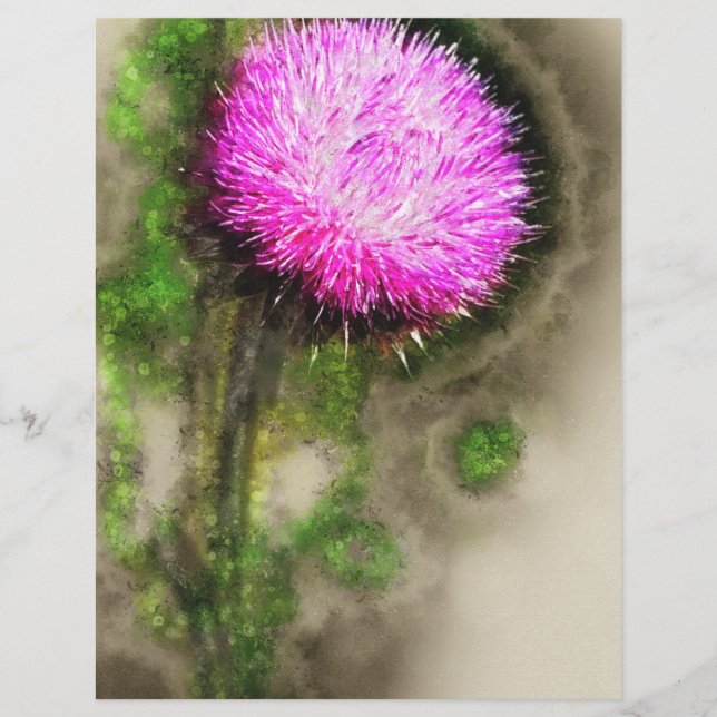 Papier Falln Thistle (Devant)