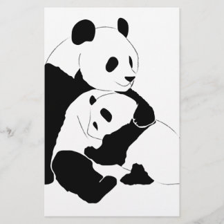 Papier Famille Panda