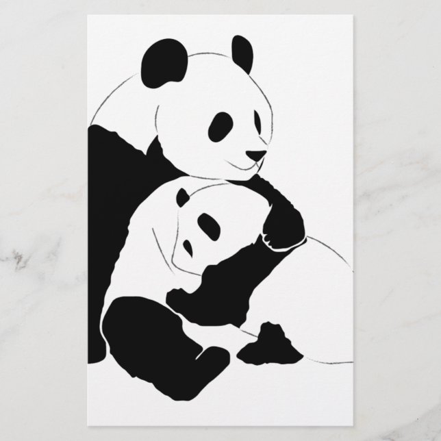 Papier Famille Panda (Devant)
