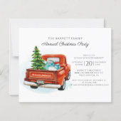 Papier Famille Réunion annuelle Noël Fête Invitation (Devant)