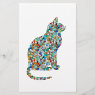 Papier FANCY Jewel n Stones Studed CAT - Animaux de compa
