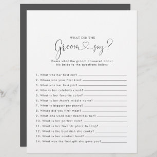 Papier Fancy Love Fête des mariées Qu'a dit Groom