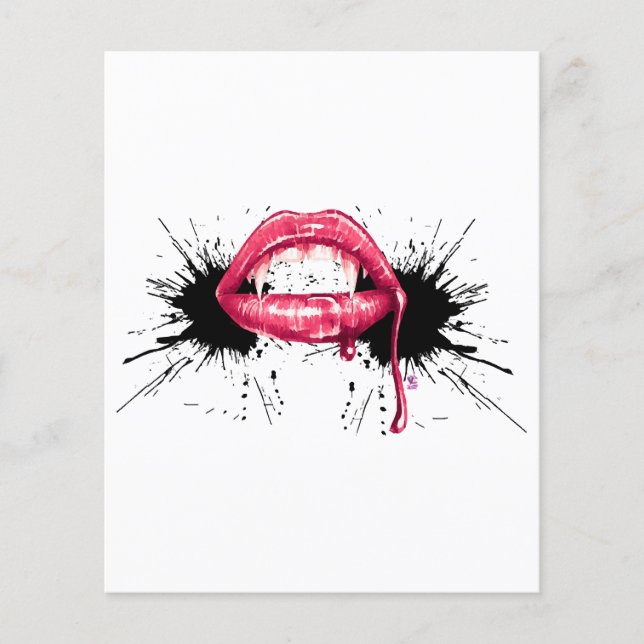 Papier Fangs Splash (Devant)