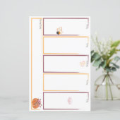 Papier Fantastic Automne Semaine Viewer Planner Insertion (Debout devant)