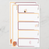 Papier Fantastic Automne Semaine Viewer Planner Insertion (Devant / Derrière)