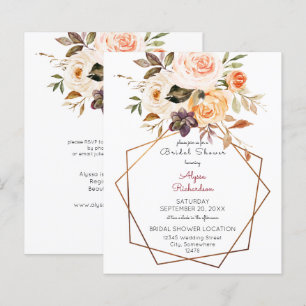 Papier Fard à paupières rose et pêche floral pour la douc