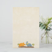 Papier Faune sauvage de Cute Dinosaure (Debout devant)