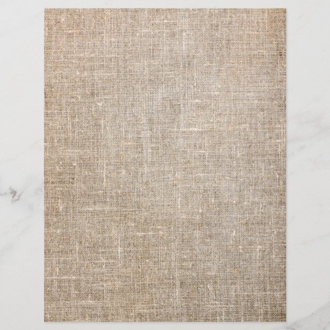 Papier Faux Burlap (Devant)