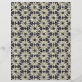 Papier Faux Denim/Coeurs double face (Dos)