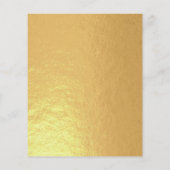 Papier Faux Gold Mariage Place Card Nom de l'invité impri (Dos)