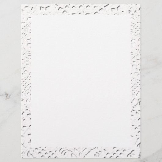 Papier Faux White Lace Fabric Arrière - plan (Devant)