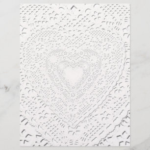 Papier Faux White Lace Fabric Arrière - plan