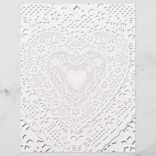 Papier Faux White Lace Fabric Arrière - plan (Devant)