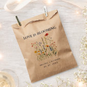 Papier Faveurs de mariage en sachets de graines (Coupé)