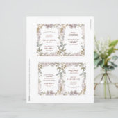 Papier Favori de Mariage Fait Maison Sachets de Graines d (Debout devant)