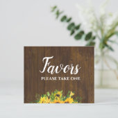 Papier Favoriser S'Il Vous Plaît Prendre Un Signe Rustiqu (Debout devant)