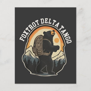 Papier FDT résister à l'ours Foxtrot Delta Tango