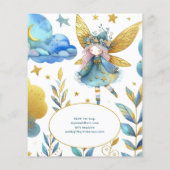 Papier Fée 1er anniversaire Fairytale Fairycore Anniversa (Dos)