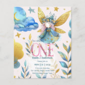 Papier Fée 1er anniversaire Fairytale Fairycore Anniversa (Devant)