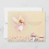 Papier Fée de budget Thème premier Anniversaire Fille (Dos)