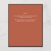 Papier Fée Save the Date Goblincore Champignons (Dos)