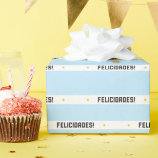 Papier Felicidades inpakken!