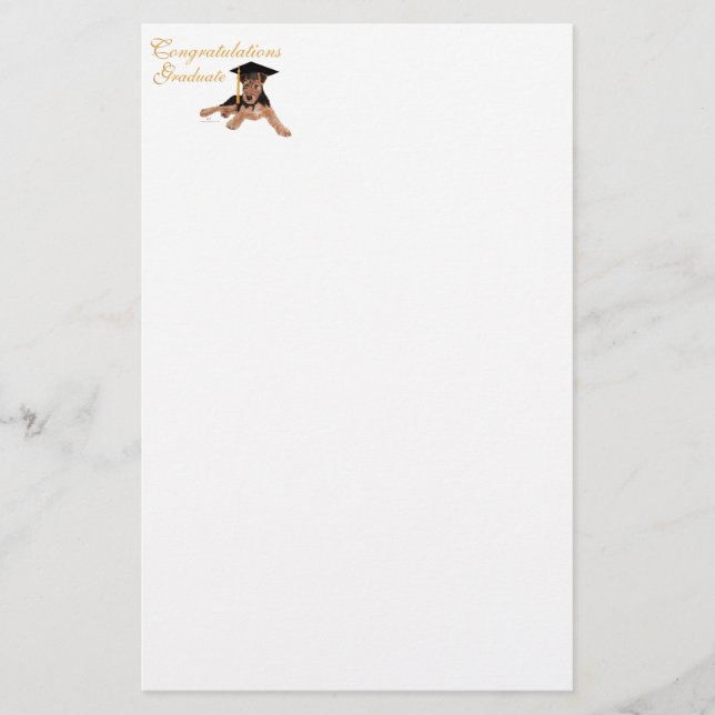 Papier Félicitations au diplômé (Devant)