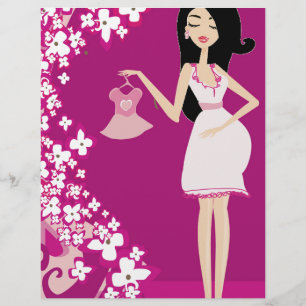 Papier femme enceinte latina