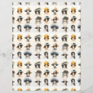Papier Femmes avec casquette SCV 31