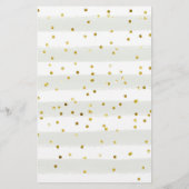 Papier Ferme Animal Green Boy Voeux Pour Bébé (Dos)