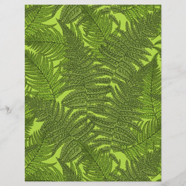 Papier Ferme en vert (Devant)