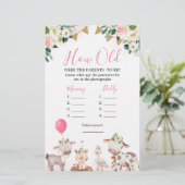 Papier Ferme Rose Fille Quel Âge Les Parents (Debout devant)